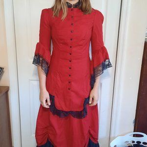 Red Vintage Frontier Classics Dress (size M)